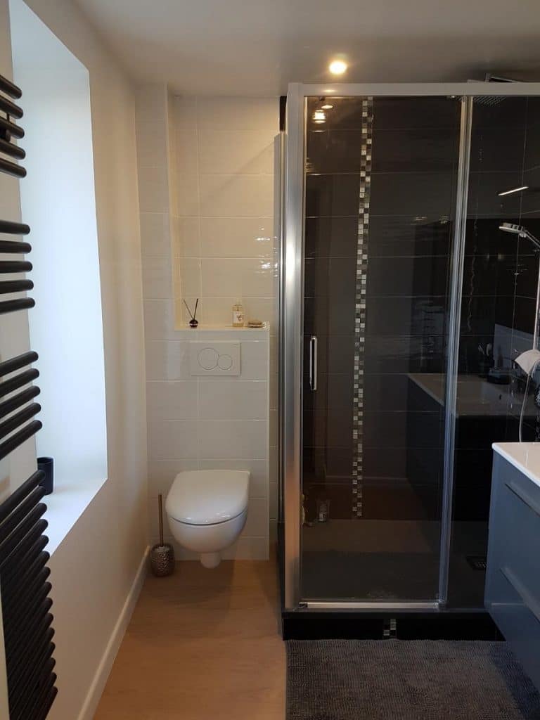 Rénovation d’une salle de bain à Merlevenez (56)