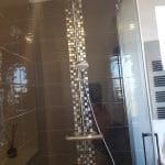 Nouvelle douche avec faïence - Rénovation d’une salle de bain à Merlevenez