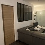 Porte coulissante et verrière - Création d'un bureau dans une maison à La Roche-sur-Yon