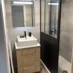 Création d'une salle de bain - transformation d'un garage en chambre et salle de bain