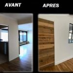 Entrée et verrière avant apres- rénovation d'un appartement à Champs-sur-Marne