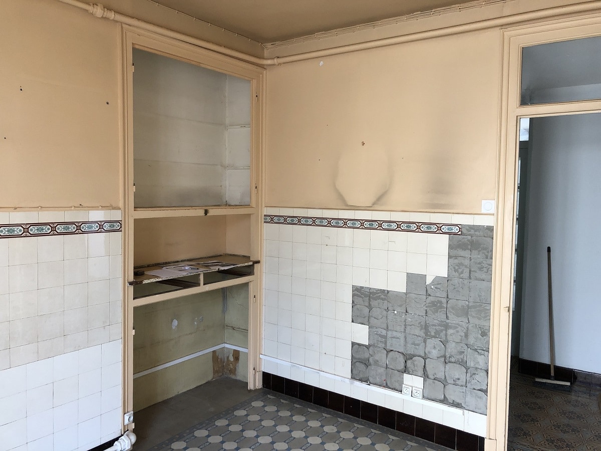 Rénovation d’une cuisine d’un appartement en centre-ville de Grenoble (38)