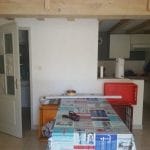 Salon cuisine avant travaux - Rénovation d'une maison à La Rochelle