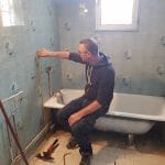 Dépose et mesure - rénovation d'une salle de bain à Gurs dans les Pyrénées-Atlantiques