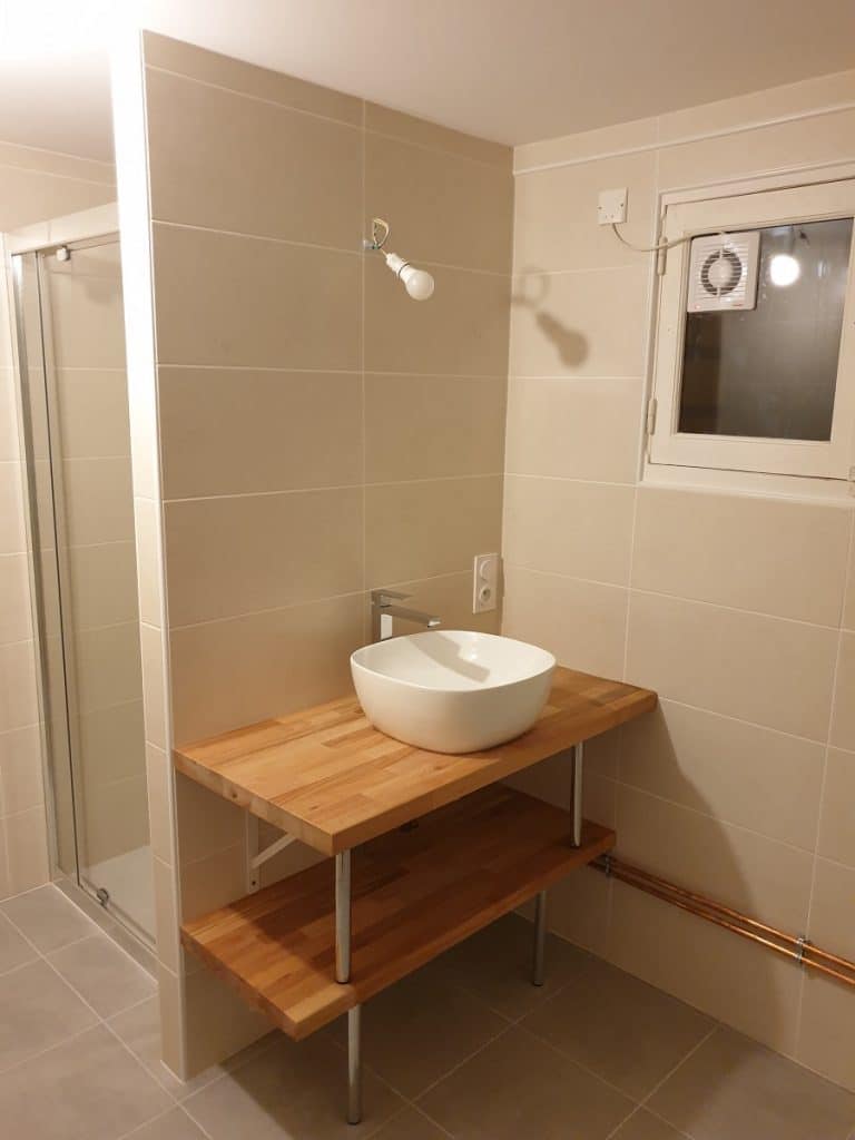 Rénovation d’une salle de bain à Luçay-le-Mâle près de Châteauroux (36)