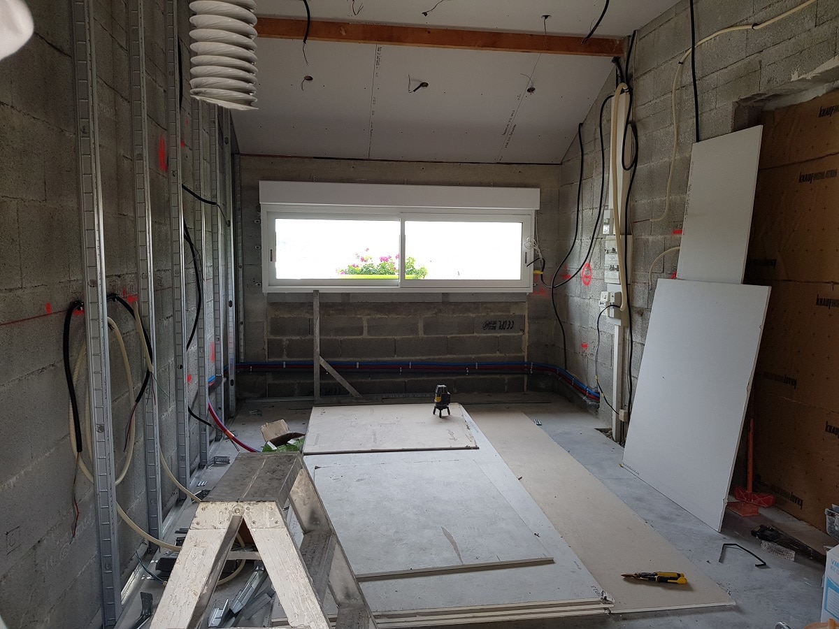 Transformation d’un garage en cuisine à Bérenx (64)