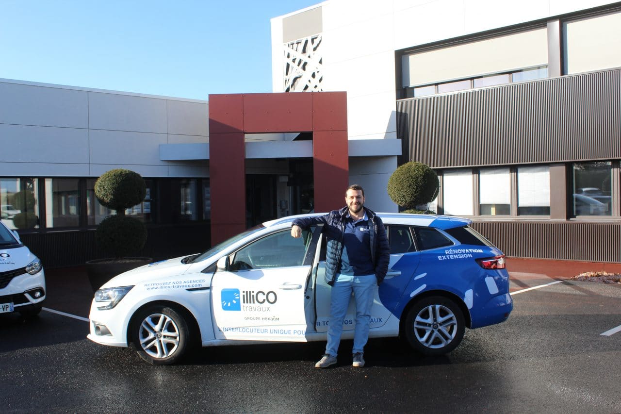 André Latif responsable illiCO travaux Annemasse - voiture