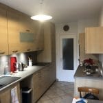 Peinture, plomberie et électricité remis à neuf - rénovation d'une cuisine à Echirolles (38)