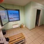 Sanitaire avant travaux - rénovation d'un local professionnel à Merpins