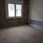Chambre en cours de travaux - Rénovation d'un appartement au 2e étage à Lorient en vue d'une mise en location