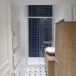 Salle de bain style factory - rénovation complète d'un appartement à Nancy