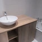 Salle de bain avec baignoire - rénovation complète d'un appartement à Nancy