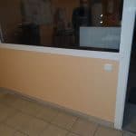 Avant la remise en peinture du bureau - rénovation d'un local professionnel à Merpins