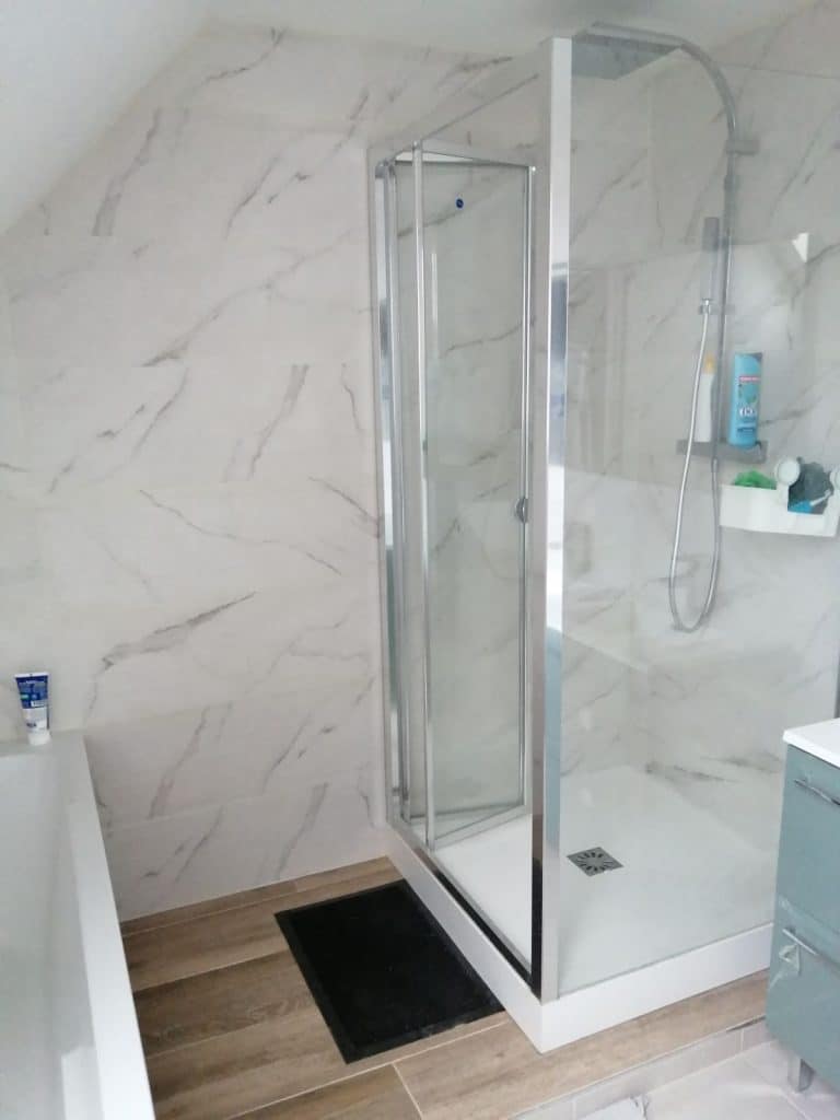 Rénovation d’une salle de bain au Coudray (28)