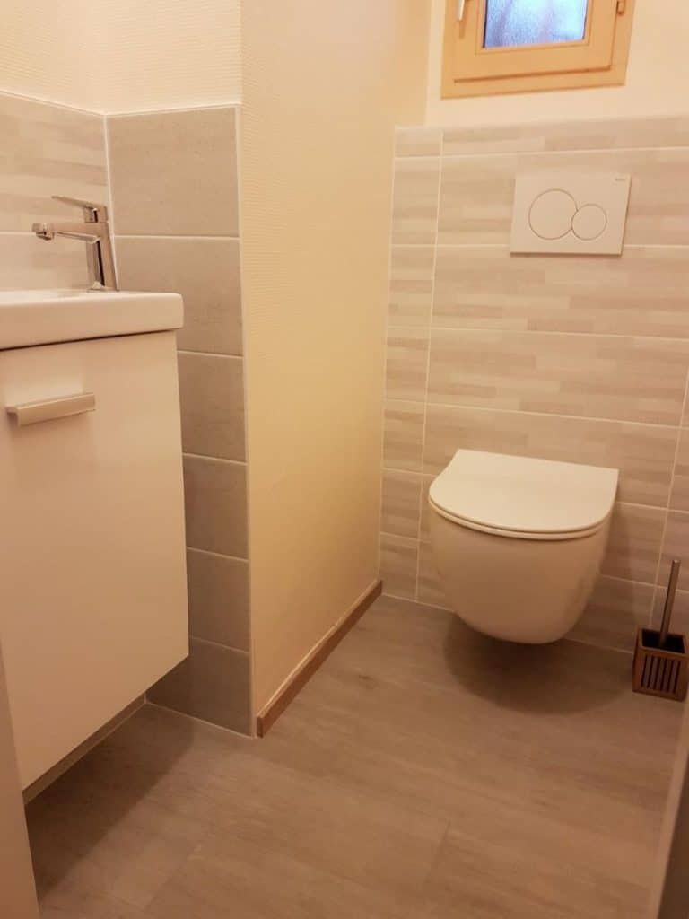 Rénovation d’une salle de bain et d’un dressing à Queven (56)