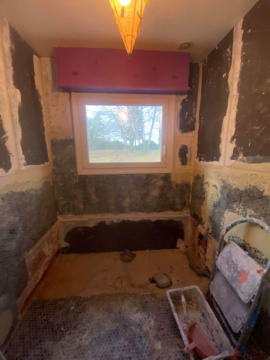 Rénovation d’une salle de bain à Kervignac (56)