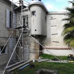 Pose de la seconde couche et relevé d’étanchéité, pose des rives de finition - rénovation d'un toit terrasse à Cognac