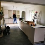 Cuisine en cours d'aménagement - Rénovation d'une maison à Ambarès et Lagrave