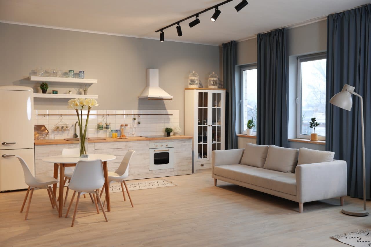 rénovation d'appartement au Mans par illiCO travaux Le Mans : pièce de vie