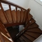 Escalier rénové - rénovation complète d'une maison à Limoges