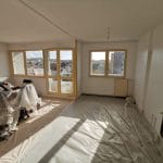 Ouverture sur le salon - rénovation d'une cuisine à Boissy-Saint-Léger