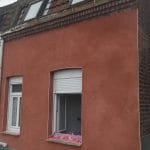 Enduit terminé - Ravalement de façade sur une maison à Hellemmes-Lille