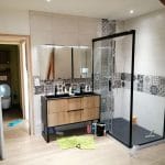 Nouvelle salle de bain design - Rénovation d'une maison à Chartres