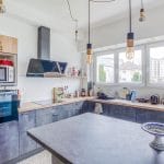 Zoom sur l'une des deux cuisines - rénovation d'une maison à Strasbourg en deux appartements