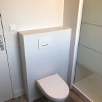 WC suspendu - rénovation de salle de bain à La Rochelle