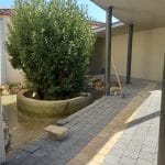 Aménagement extérieur d'un patio près de Monptellier