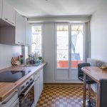 Cuisine aménagée - Rénovation d'un appartement dans l'hypercentre de Strasbourg