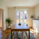 Salle à manger rénovée - Rénovation d'un appartement dans l'hypercentre de Strasbourg