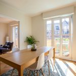 Salle à manger rénovée - Rénovation d'un appartement dans l'hypercentre de Strasbourg