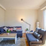 Salon rénové - Rénovation d'un appartement dans l'hypercentre de Strasbourg