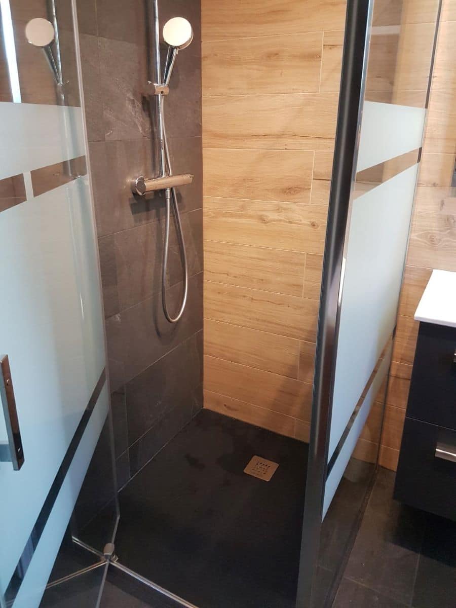 Rénovation d’une salle de bain à Inzinzac-Lochrist, près de Hennebont (56)