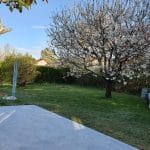 Carrelage gris - Rénovation d'une terrasse à Voisins-le-Bretonneux