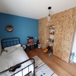 Deuxième chambre d'enfant rénovée - rénovation d'une maison à Saint Malo