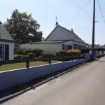 Vue du pignon - rénovation de toiture sur l'île de Groix