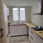 Nouvel aménagement de la cuisine - Rénovation complète d'un appartement à Brest