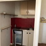 Cuisine avant travaux - rénovation complète d'un appartement à Lyon