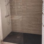 Nouvelle douche et pose faïence et carrelage - Rénovation d'une salle de bain à Bordeaux
