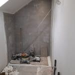 En cours de pose - rénovation d'une salle de bain à Wambrechies