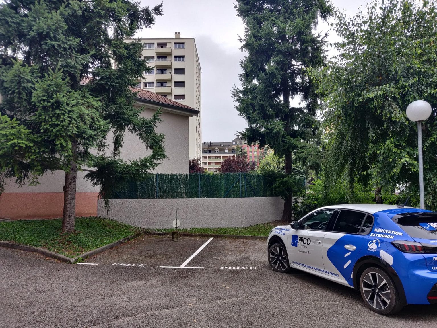 Rénovation d’un mur de clôture à Saint Étienne (42)