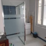 Salle de bain terminée - Rénovation d'une maison à Jarnac