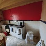 Cuisine avant travaux - Rénovation d'une maison à Jarnac