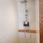 Création d'une suite parentale à Plouhinec - rénovation de salle de bain avec douche