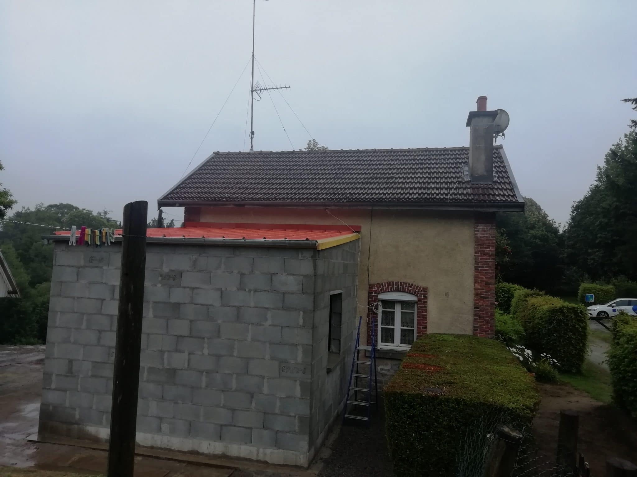 Extension et rénovation de maison à Lécousse (35)