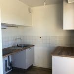 rénovation d'un appartement pour une location Talence - cuisine vue d'ensemble