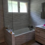 rénovation salle de bain Saint-Etienne-de-Crossey - baignoire