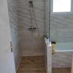 rénovation salle de bain Saint-Etienne-de-Crossey - douche